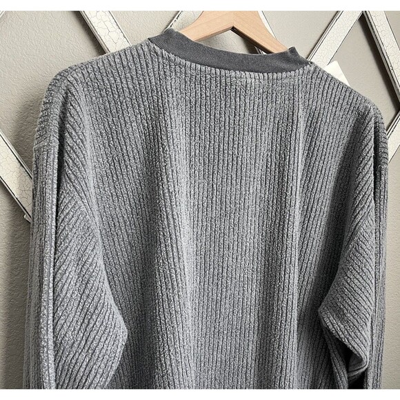 NWT! Vintage Johnny Cotton Christopher Sir Hilary Cord Men’s L L/S Shirt - Gray - Picture 8 of 10